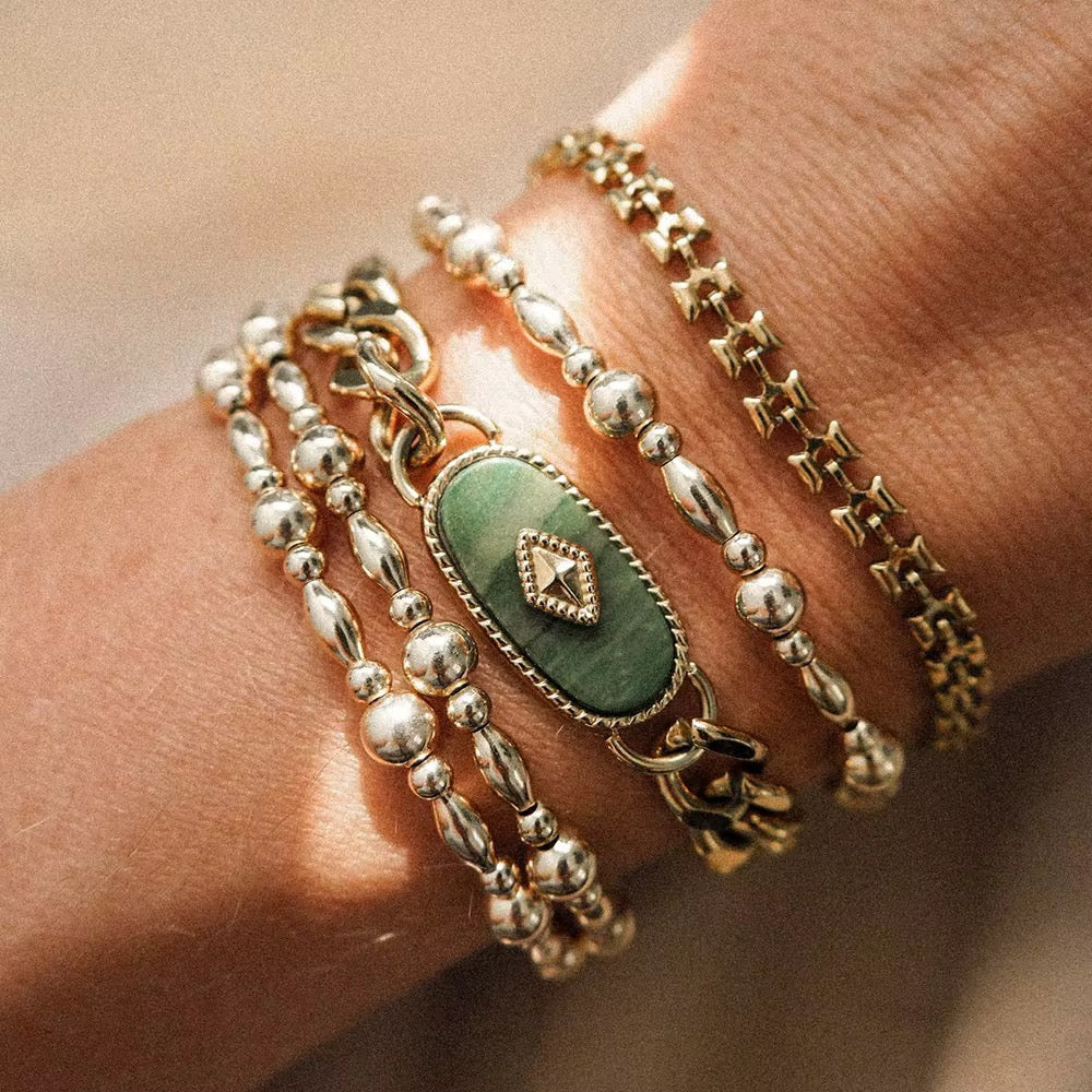 Länkformat armband