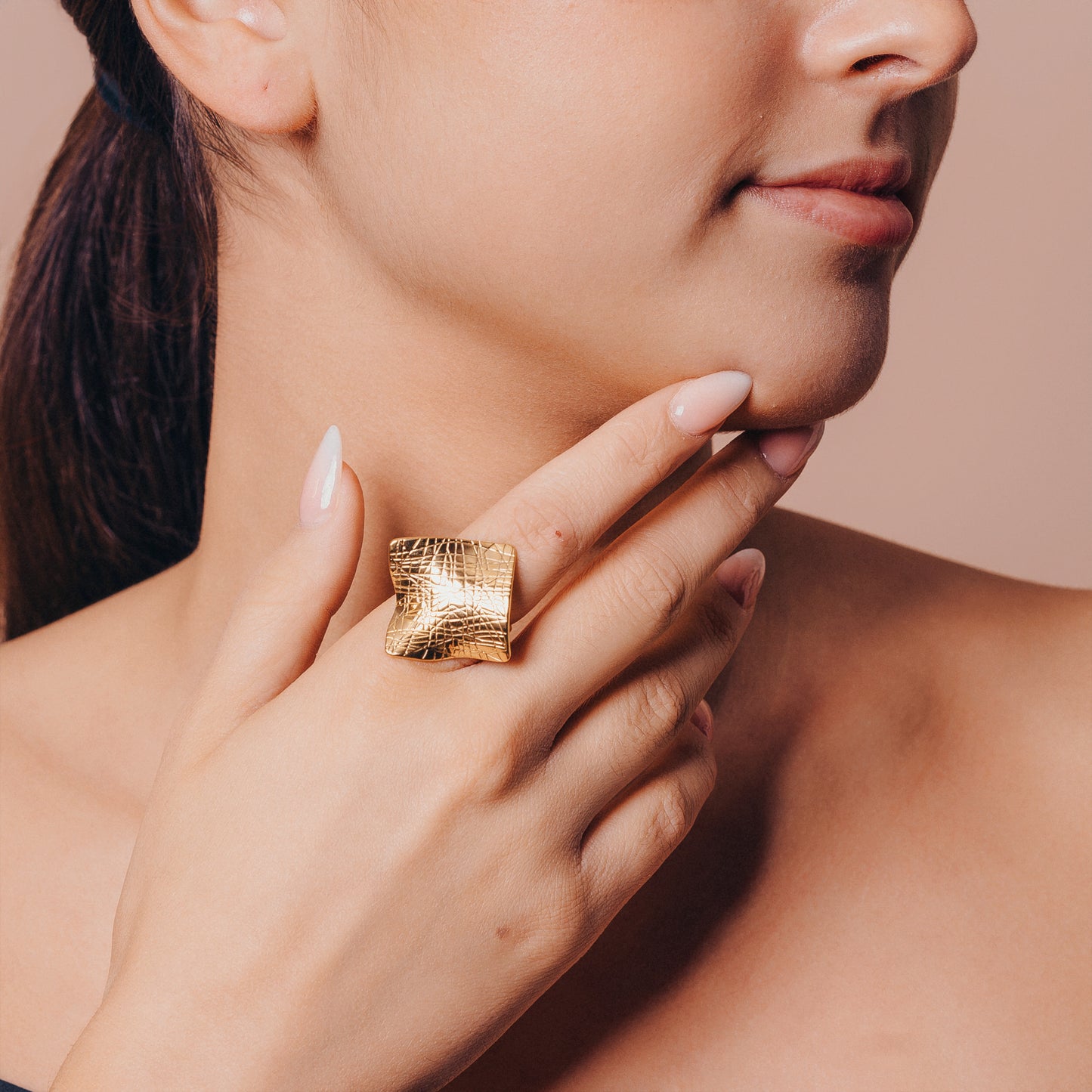 Ring - Golden Mesh