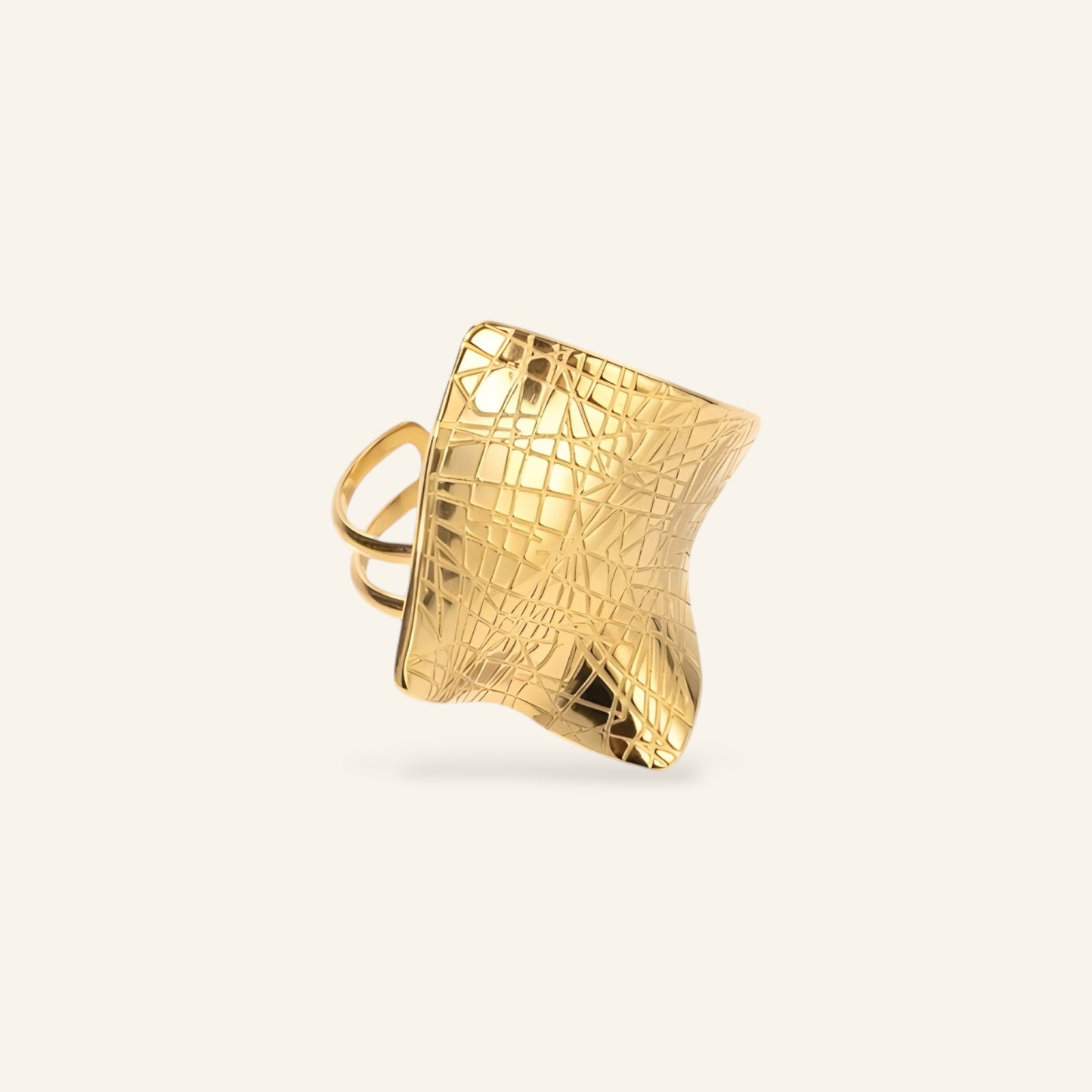 Ring - Golden Mesh
