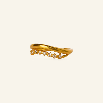 Zirkonring med tunn design