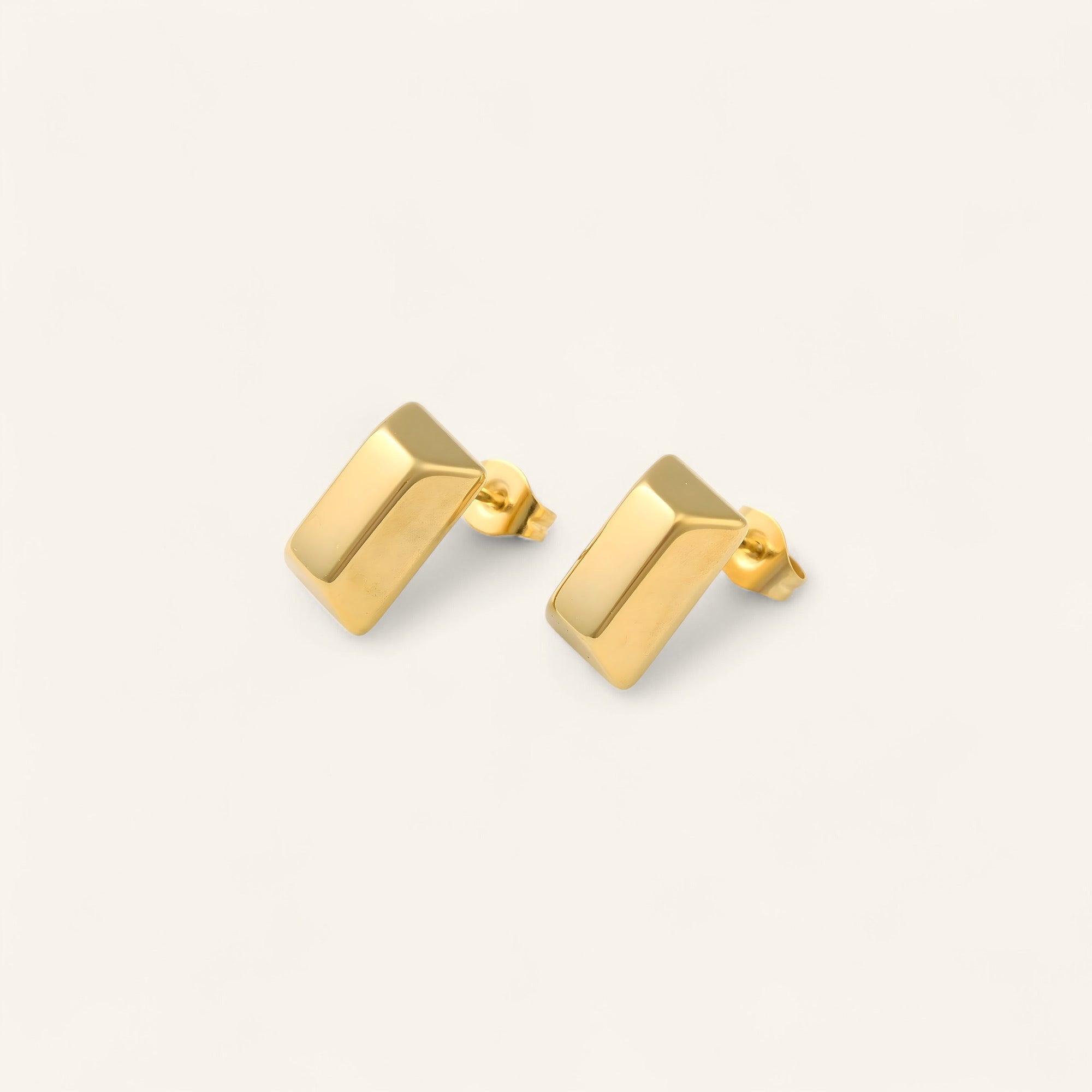 Studs rektangulära örhängen