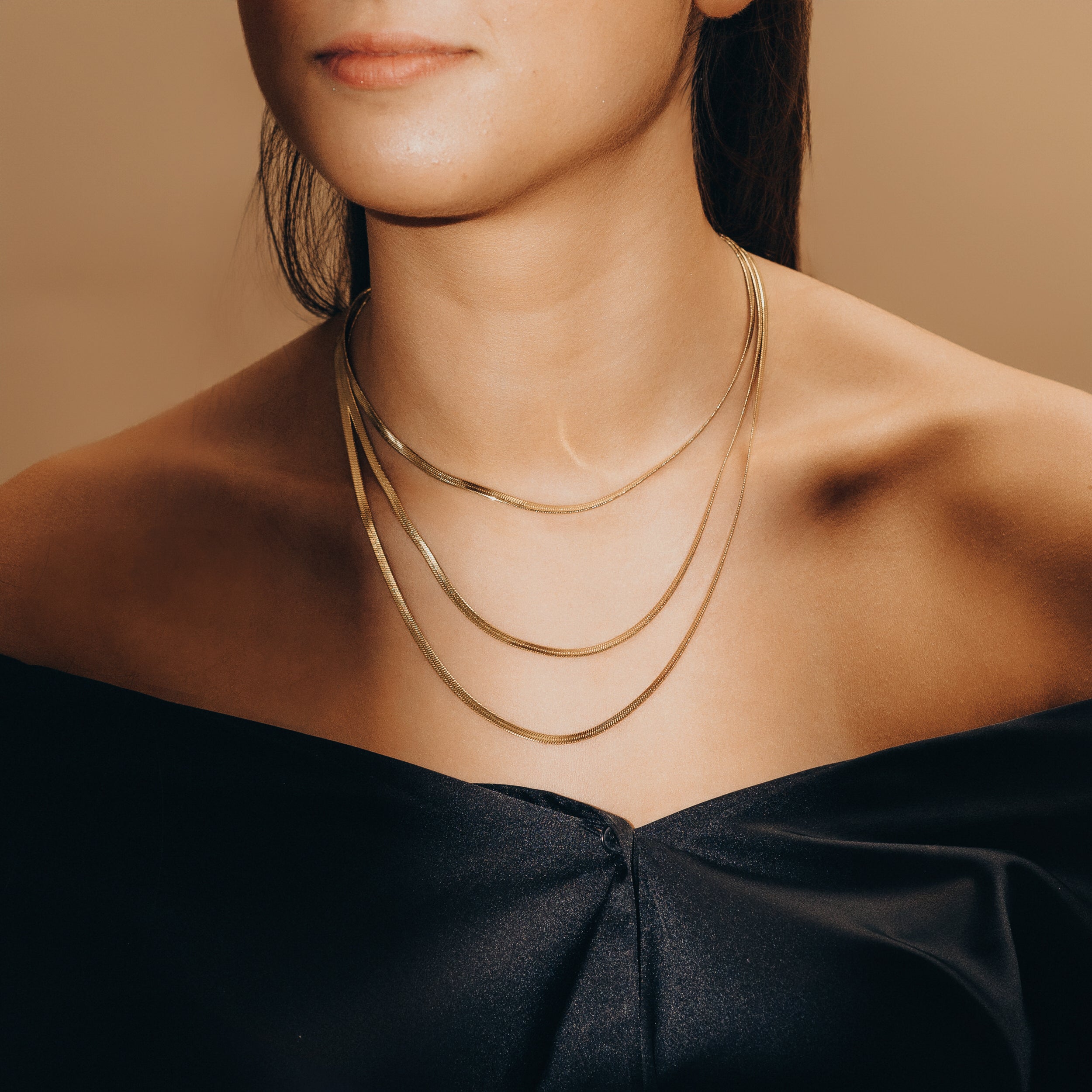 Halsband - Triple Luxe