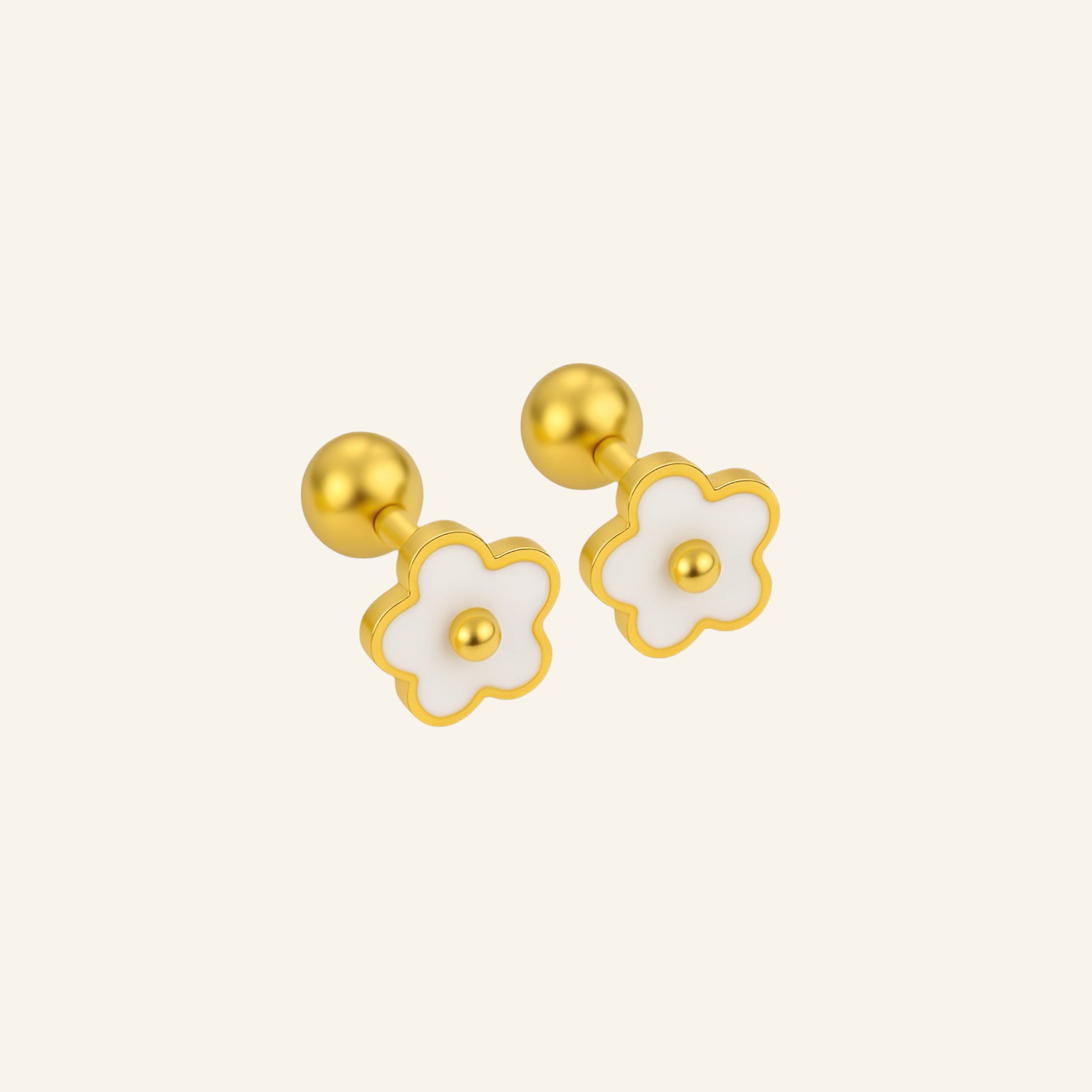Blomformade studs
