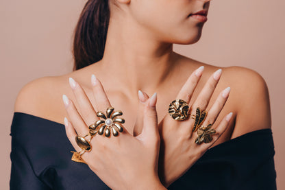 Ring - Twin Pebble