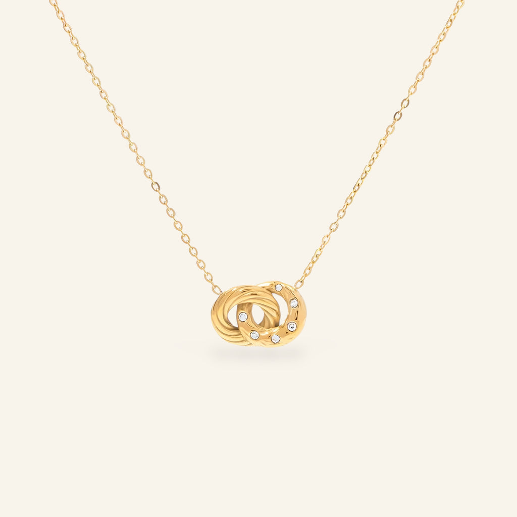 Ringhalsband med zirkonstenar