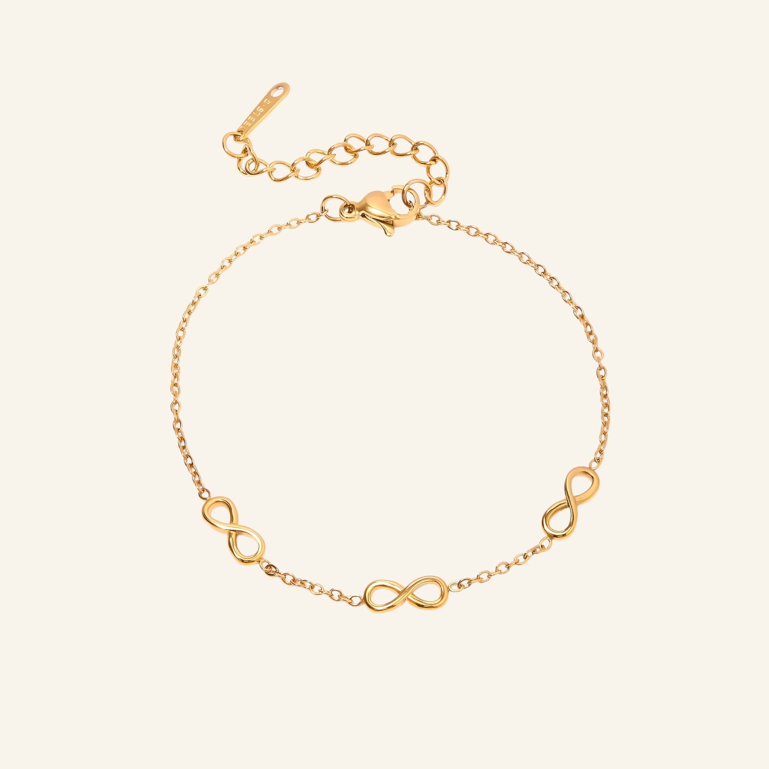 Armband med oändlighetssymboler