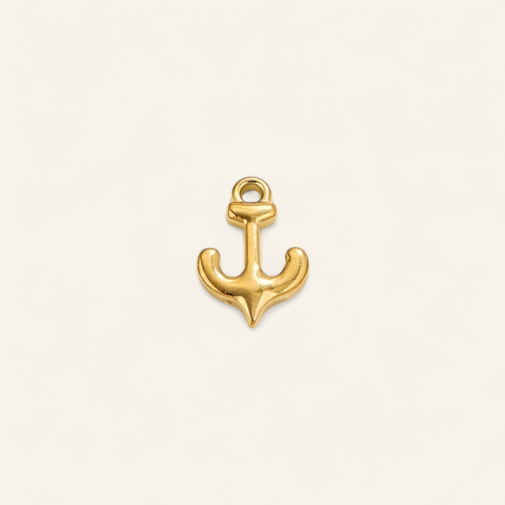 Berlock Ankare med guldfärgad plätering