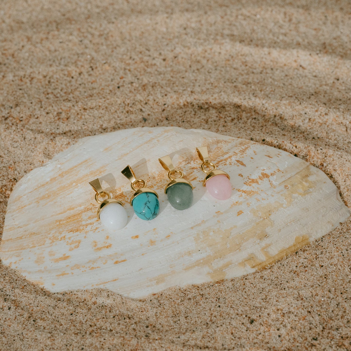 Pendant - Gemstone white