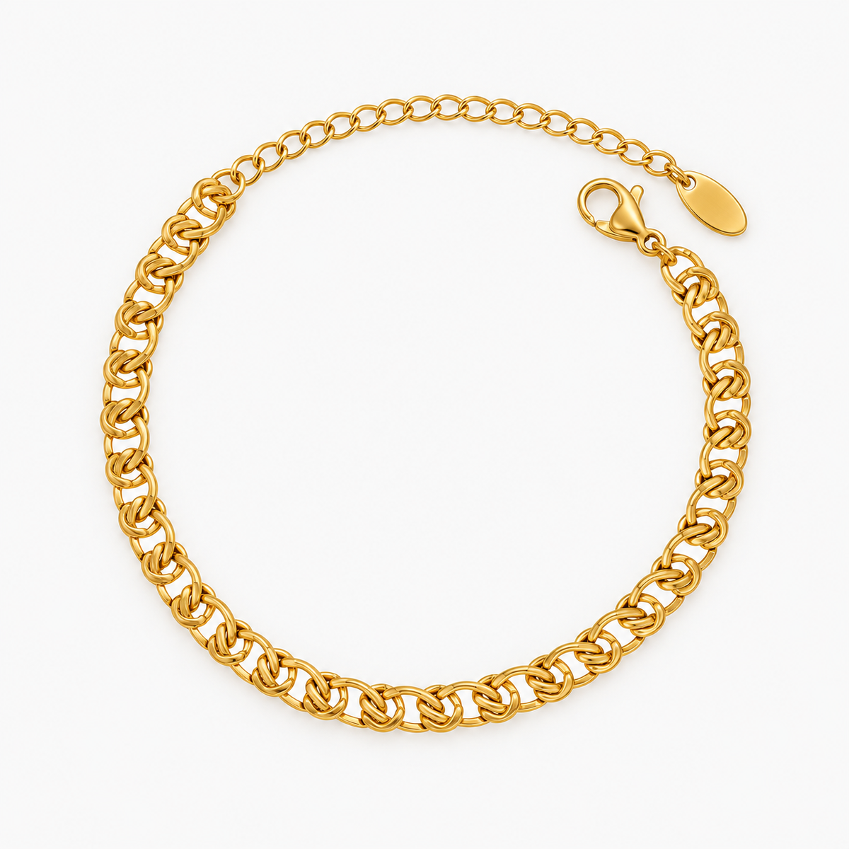 bismarck armband med guldplätering
