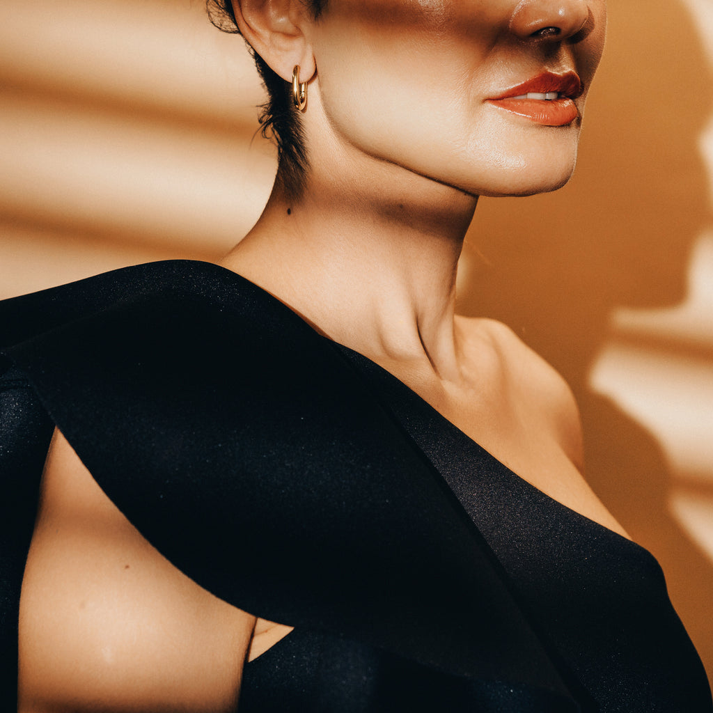 Earrings - Edge Hoops