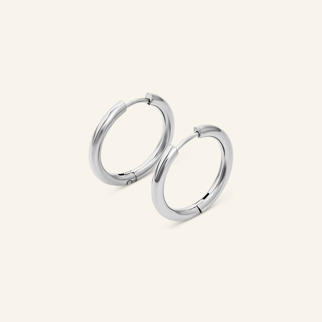 Örhängen Hoops silver