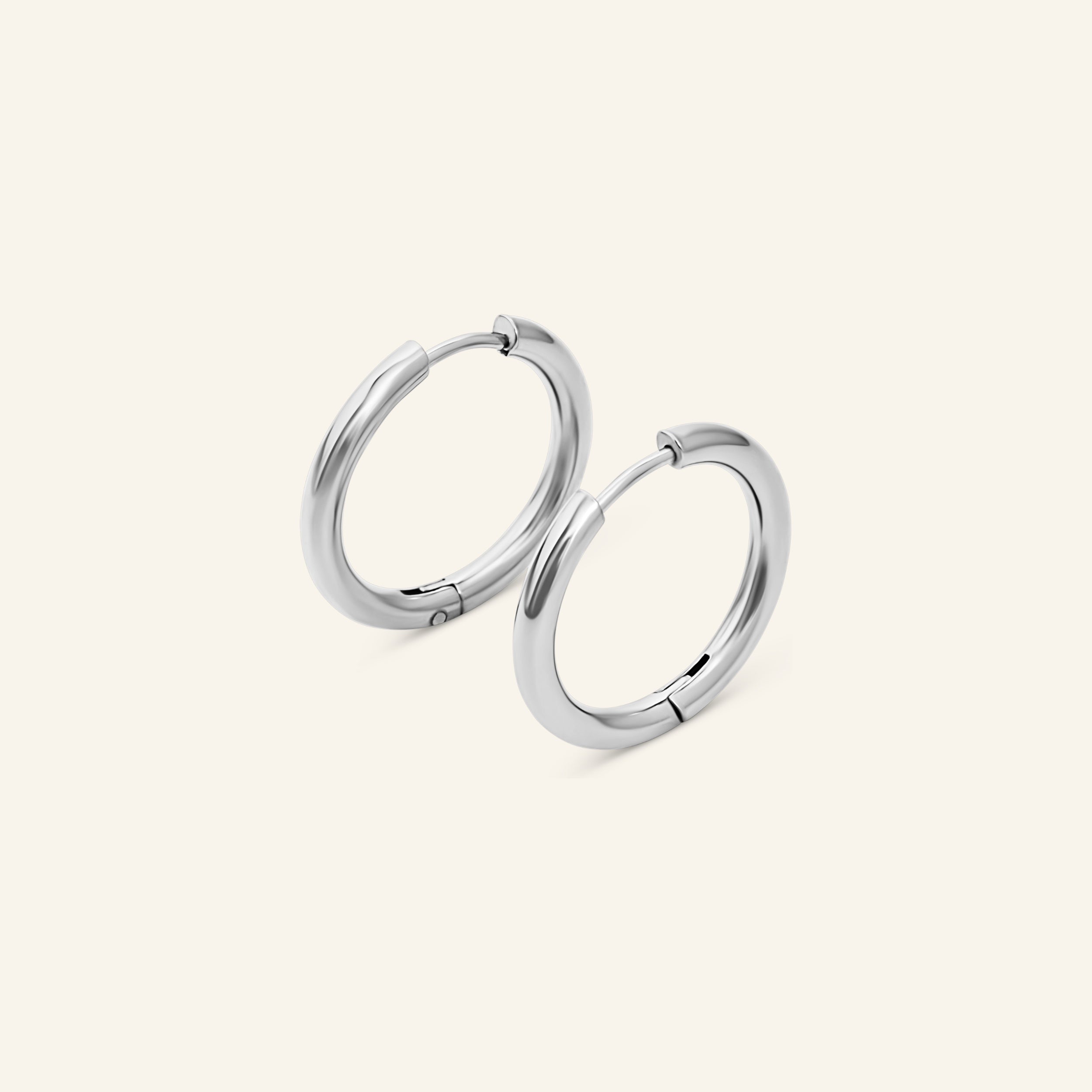 Örhängen Hoops silver