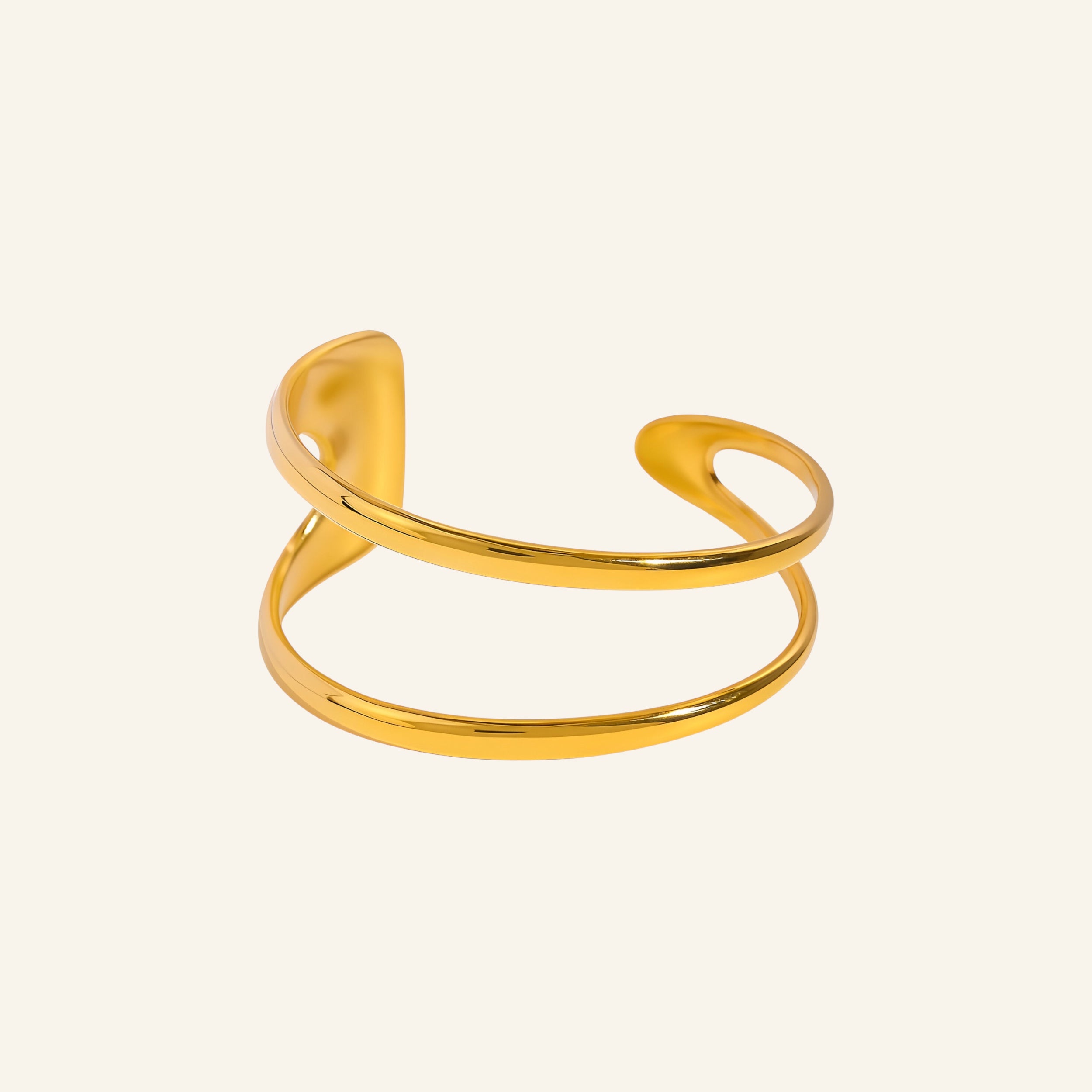 Justerbar dubbelarmring