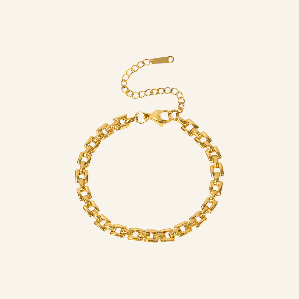 Länkformat armband