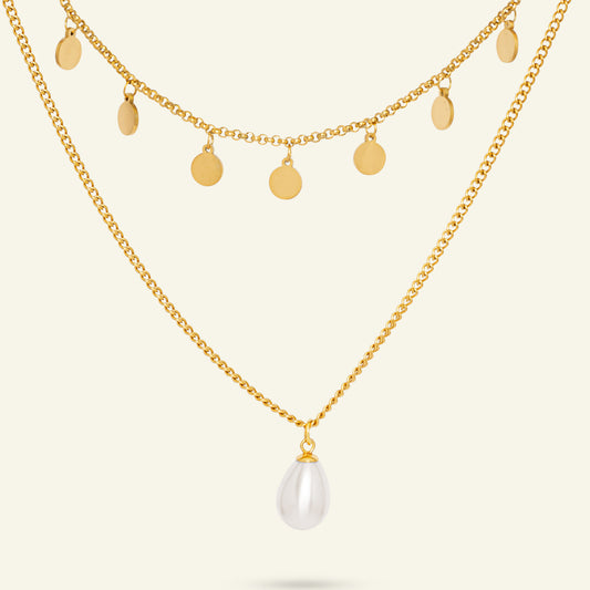 Necklace - Golden Current