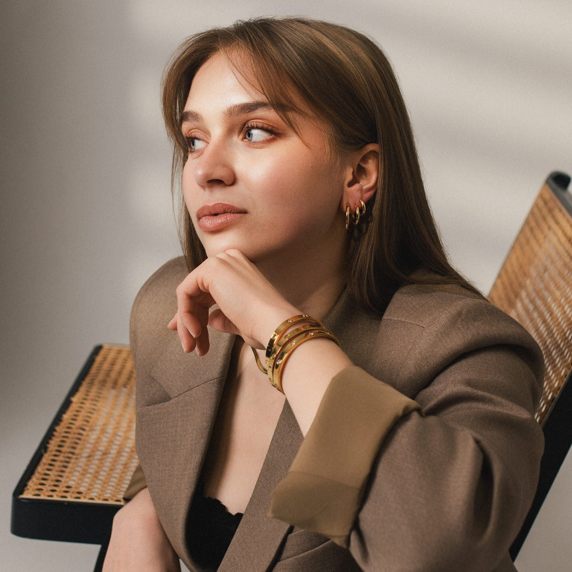 Hoops örhängen Medium