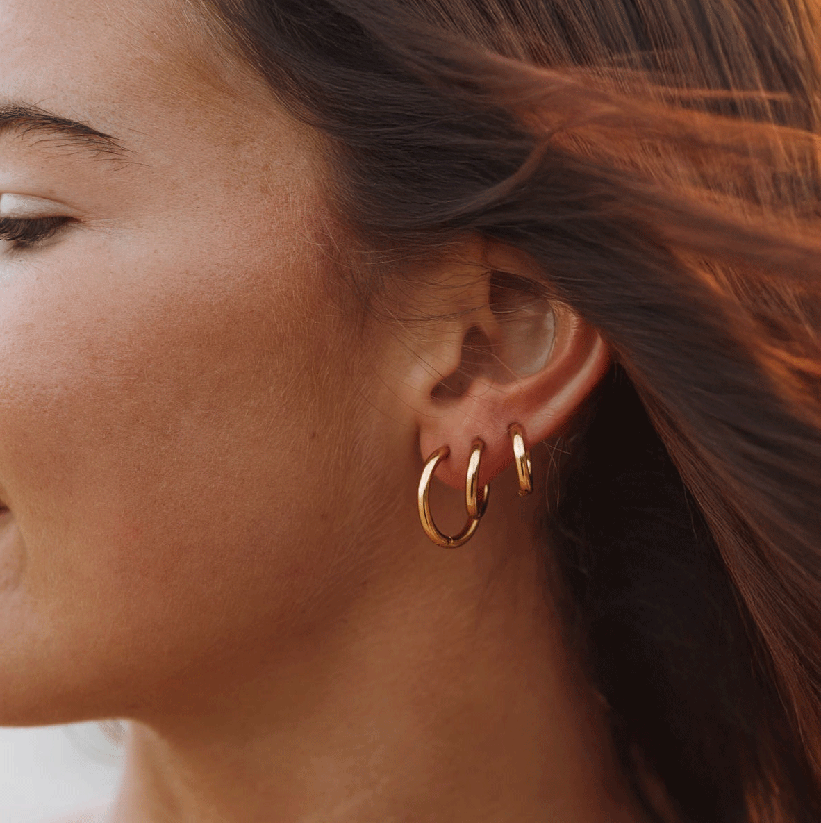 Hoops örhängen Medium