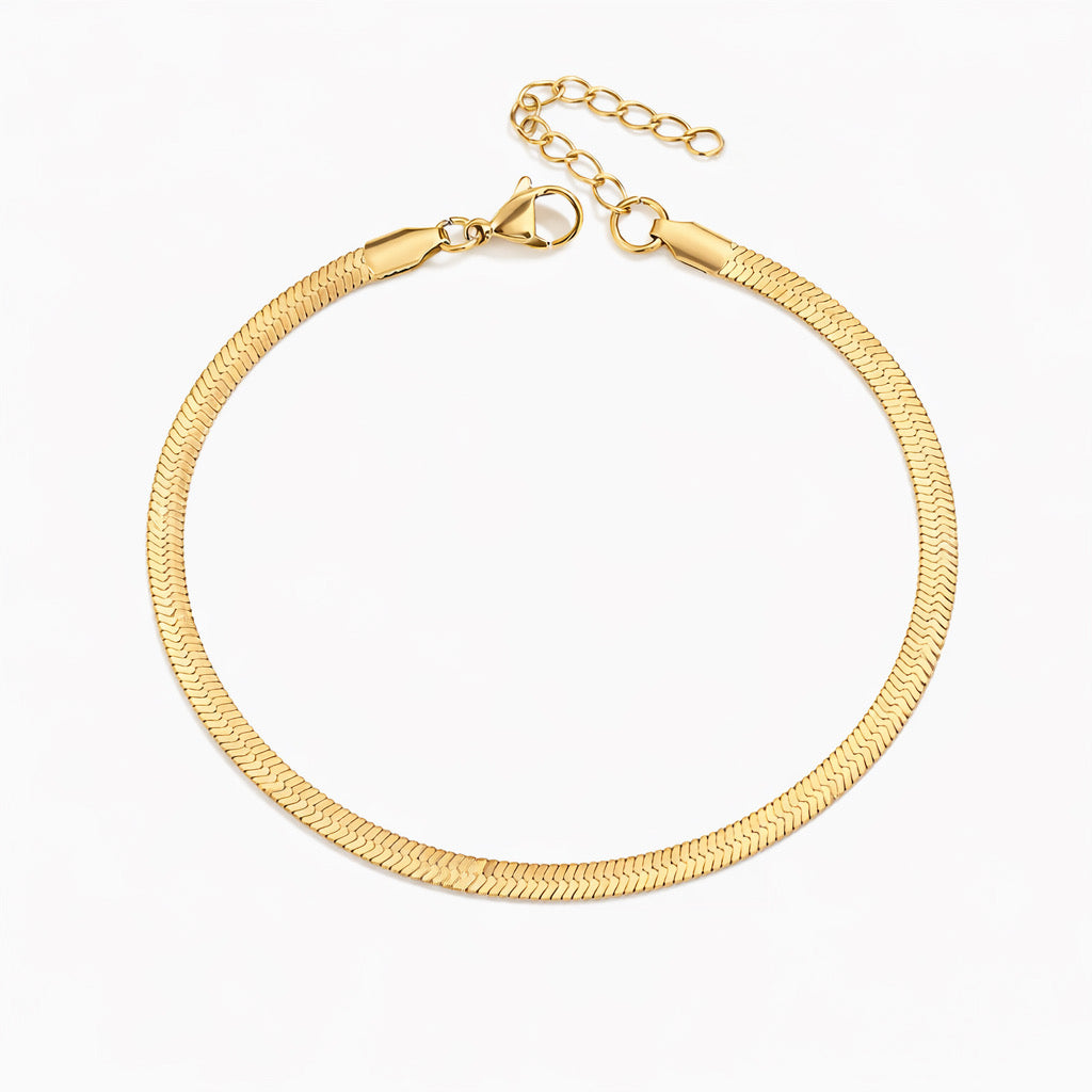 Rostfritt stål vattentålig armband snake bracelet