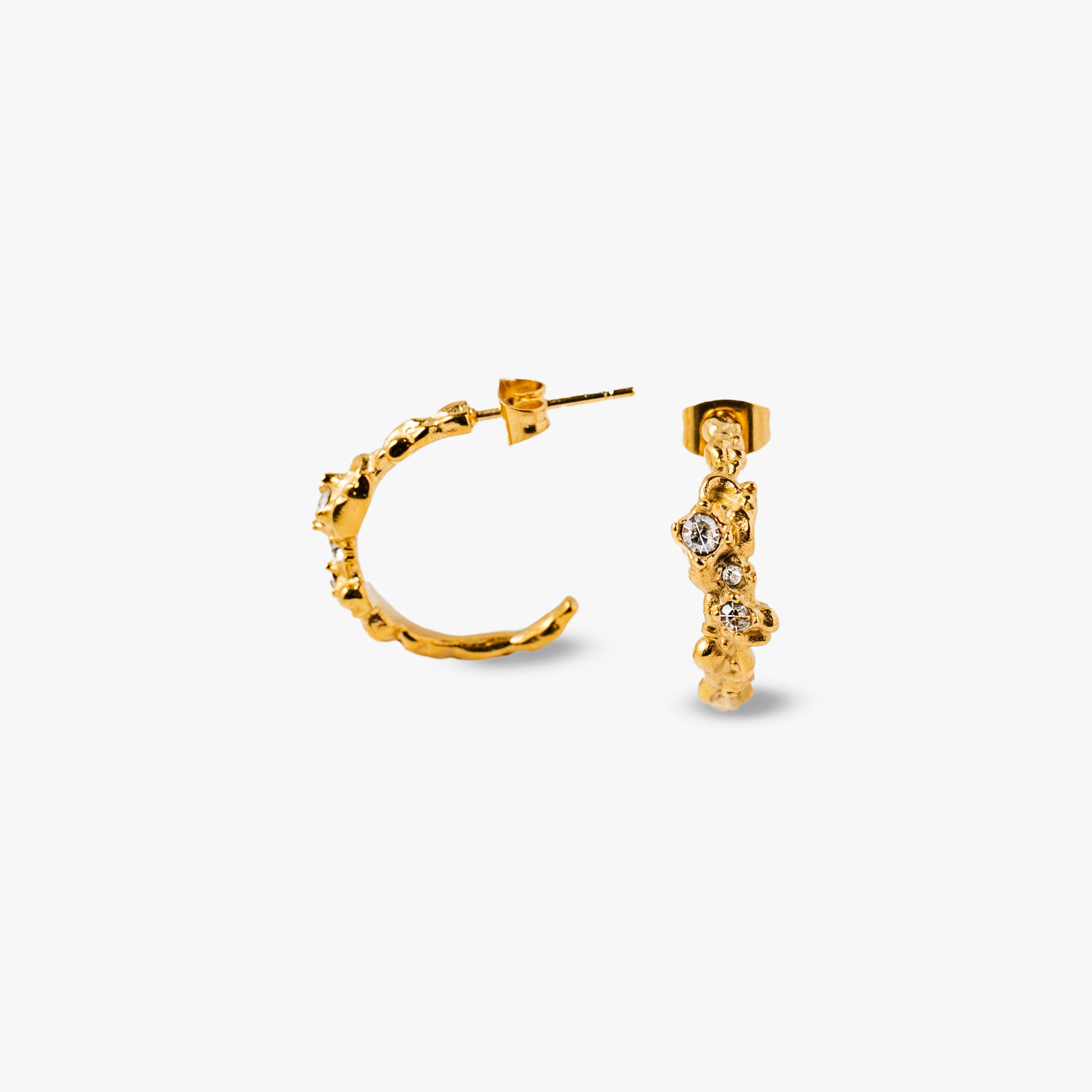 Örhängen med organisk form