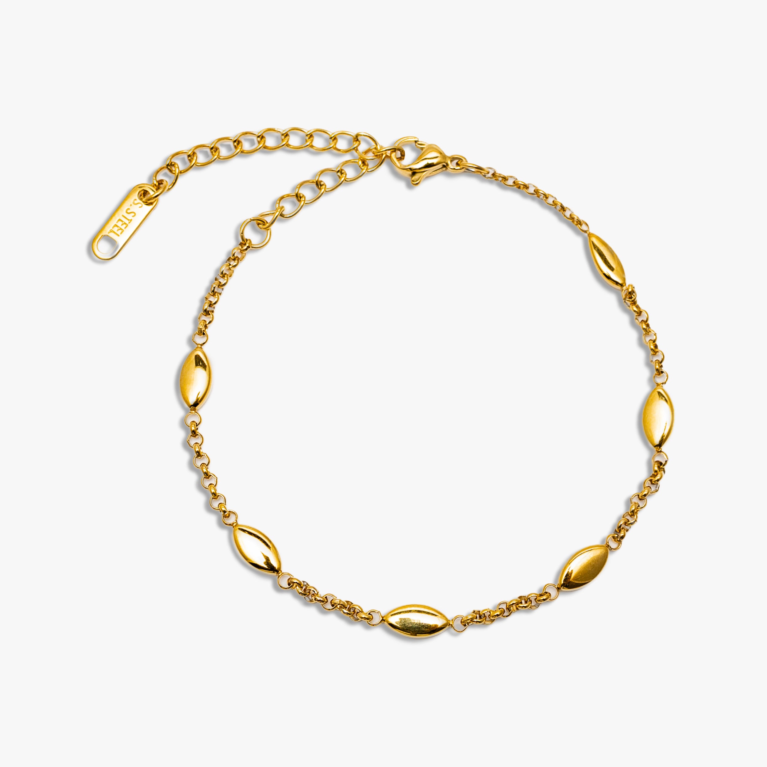 Armband med ovala länkar