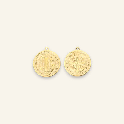 St. benedict symbolisk berlock