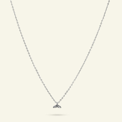 silver halsband rostfritt stål halsband med fena