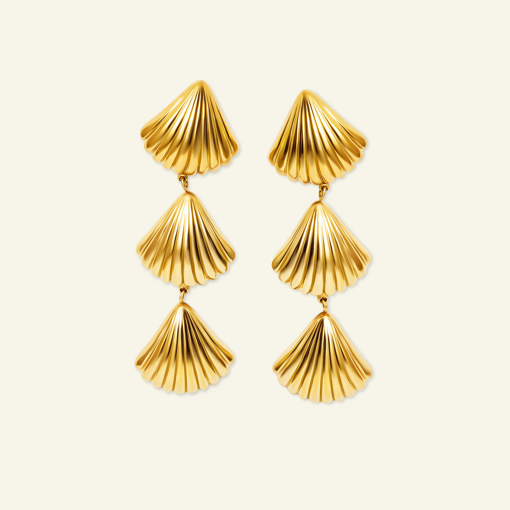 snäckhalsband guld vattentåligt